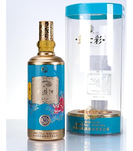 西鳳酒　500ml　52％ Amazon.co.jp: 金七彩 西鳳酒 20年 52度 500ml 中国白酒 鳳香型 高級酒